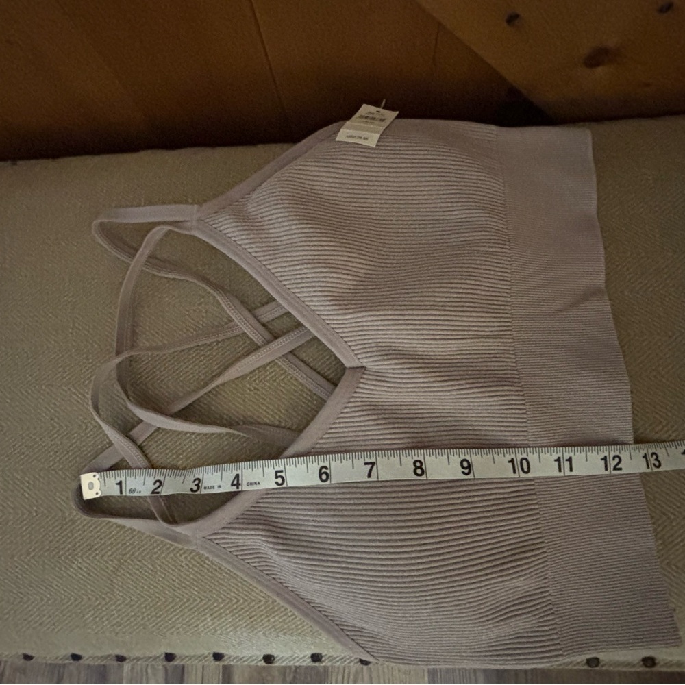 NWT Aerie Offline Ribbed Strappy Sports Bra | Size XL - Picture 5 of 6